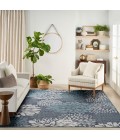 Nourison Garden Oasis Navy GOA06 9 ft. X 12 ft. Rect. Rug