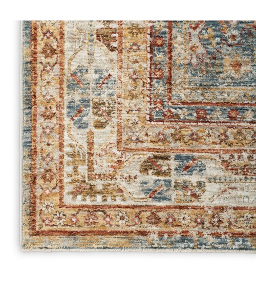 Nourison Petra Blue PTR01 7 ft. 10 in. X 10 ft. 4 in. Rect. Rug