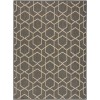 Nourison Horizon Indoor/Outdoor Charcoal HOZ01 6 ft. X 9 ft. Rect. Rug