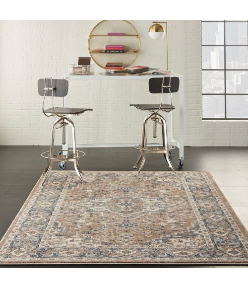Nourison Concerto Beige Grey CNC05 6 ft. X 9 ft. Rect. Rug