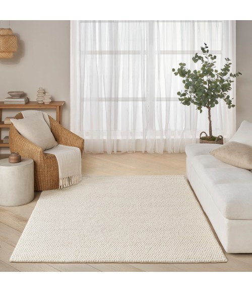 DKNY Pure Knots Ivory KNT01 4 ft. X 6 ft. Rect. Rug
