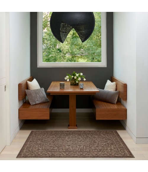 Nourison Tulum Brown TLM05 3 ft. X 5 ft. Rect. Rug