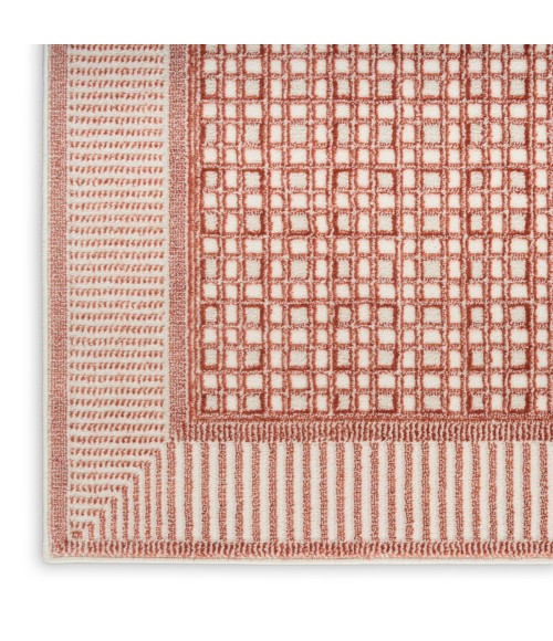 Nourison Nordic Brick Ivory NRC03 5 ft. X 7 ft. Rect. Rug