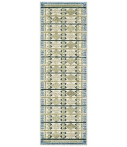 Nourison Home Nordic NRC06 Green Blue 2 ft. X 6 ft. Area Rug