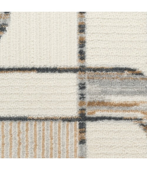 Nourison Nordic Ivory Multicolor NRC17 4 ft. X 6 ft. Rect. Rug