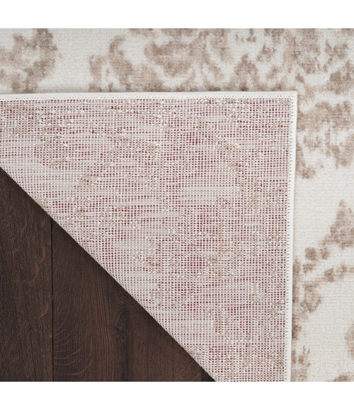 Nourison Jubilant Ivory Beige JUB09 2 ft. X 6 ft. Rect. Rug