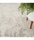 Nourison Concerto Cream Grey CNC01 5 ft. 3 in. X 7 ft. 3 in. Rect. Rug