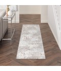 Nourison Grafix Grey GRF39 2 ft. 3 in. X 10 ft. Rect. Rug
