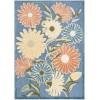 Nourison Aloha Blue Sage ALH33 5 ft. 3 in. X 7 ft. 5 in. Rect. Rug