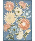 Nourison Aloha Blue Sage ALH33 5 ft. 3 in. X 7 ft. 5 in. Rect. Rug
