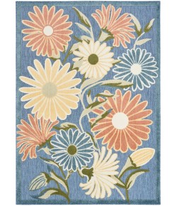Nourison Aloha Blue Sage ALH33 5 ft. 3 in. X 7 ft. 5 in. Rect. Rug