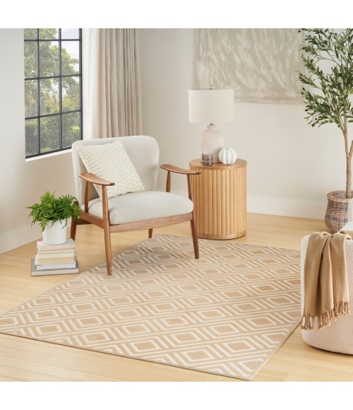 Nourison Casual Taupe CSU03 5 ft. 3 in. X 7 ft. Rect. Rug