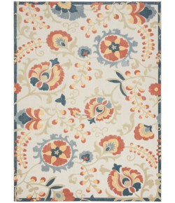Nourison Aloha Grey Multicolor ALH17 7 ft. 10 in. X 10 ft. 6 in. Rect. Rug