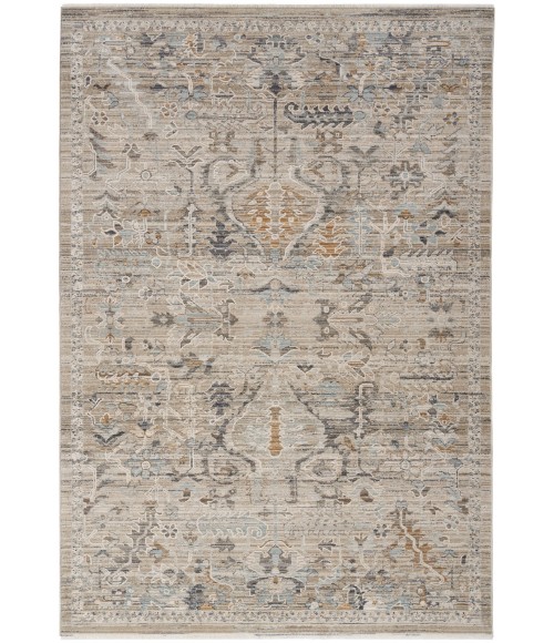 Nourison Nyle Ivory Taupe NYE02 5 ft. 3 in. X 7 ft. 10 in. Rect. Rug