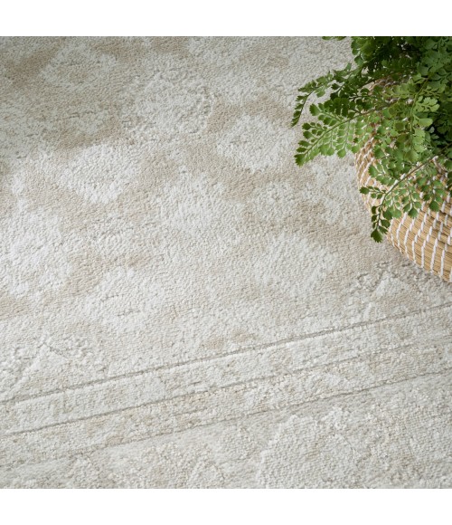 Nourison Dekor Ivory Beige DEK02 5 ft. 3 in. X 7 ft. Rect. Rug
