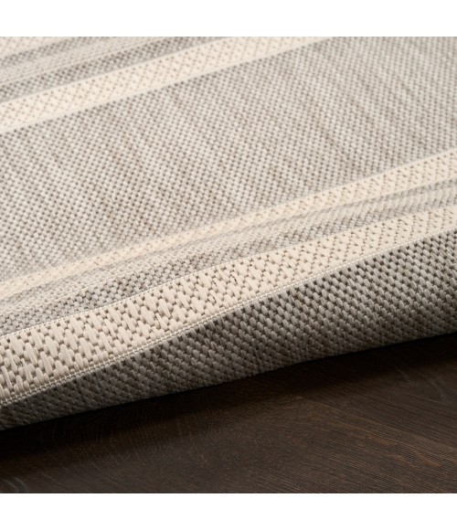 Nourison Horizon Indoor/Outdoor Grey HOZ05 6 ft. x 9 ft. Rect. Rug