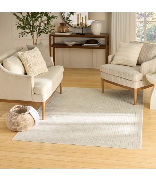 Nourison Washable Charm Ivory WCH02 4 ft. X 6 ft. Rect. Rug