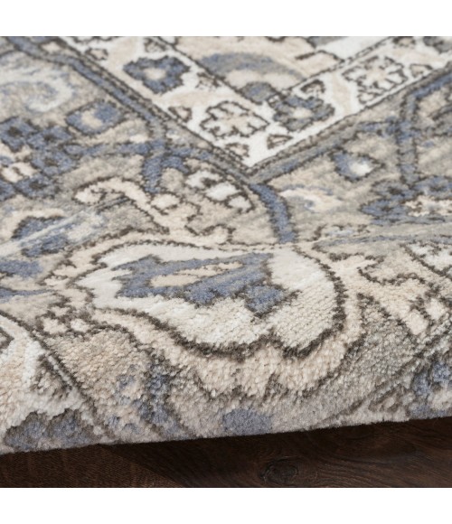 Nourison Concerto Ivory Blue CNC05 7 ft. X 10 ft. Rect. Rug