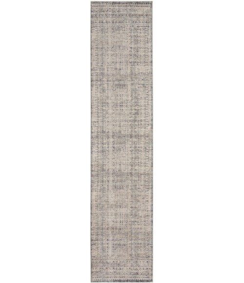 Nourison Nyle Ivory Blue NYE06 2 ft. 3 in. X 8 ft. Rect. Rug