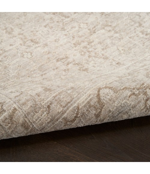 Nourison Outlines Ivory Grey OLN04 2 ft. 2 in. X 10 ft. Rect. Rug