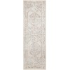Nourison Astra Machine Washable Grey ASW11 2 ft. 2 in. x 8 ft. Rect. Rug