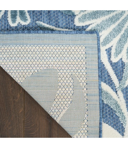 Nourison Aloha Blue ALH33 5 ft. 3 in. X 7 ft. 5 in. Rect. Rug