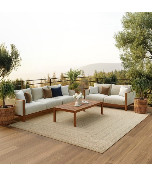 Nourison Tulum Taupe Grey TLM04 8 ft. X 10 ft. Rect. Rug