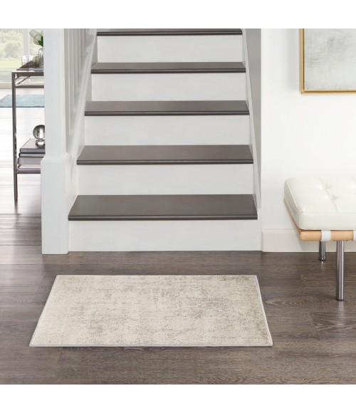 Nourison Concerto Cream Grey CNC01 2 ft. X 3 ft. Rect. Rug