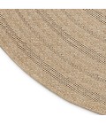 Nourison Tulum Taupe Grey TLM04 8 ft. X Round Rug