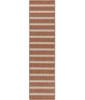 Nourison Positano Terracotta Ivory POS03 2 ft. 2 in. X 10 ft. Rect. Rug