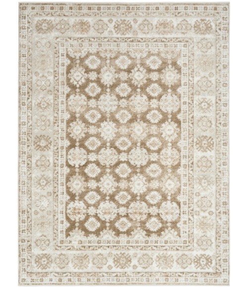 Nourison Dekor Ivory Taupe DEK02 5 ft. 3 in. X 7 ft. Rect. Rug