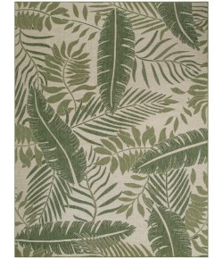 Nourison Home Garden Oasis GOA02 Ivory Green 10 ft. X 14 ft. Area Rug