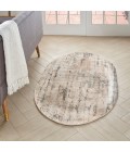 Nourison Concerto Beige Grey CNC01 3 ft. X 5 ft. Oval Rug