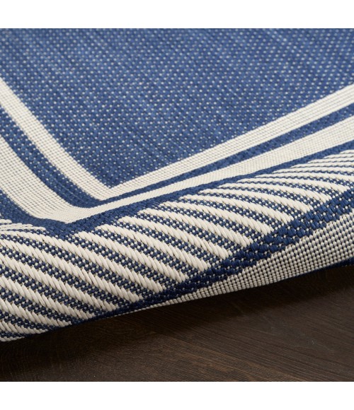Nourison Horizon Indoor/Outdoor Navy HOZ03 9 ft. X 12 ft. Rect. Rug