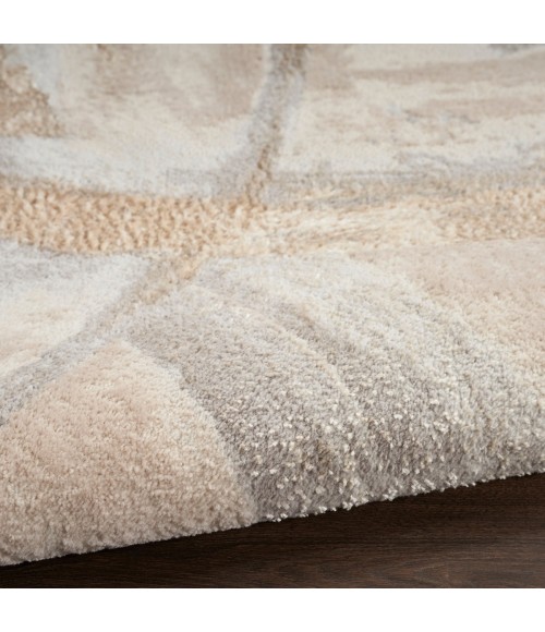 Nourison Splash Beige Grey Rug BSK01 12 ft. X 15 ft. Rect. - Rugs Town Nourison Splash Beige Grey BSK01 12 ft. X 15 ft. Rect. Rug