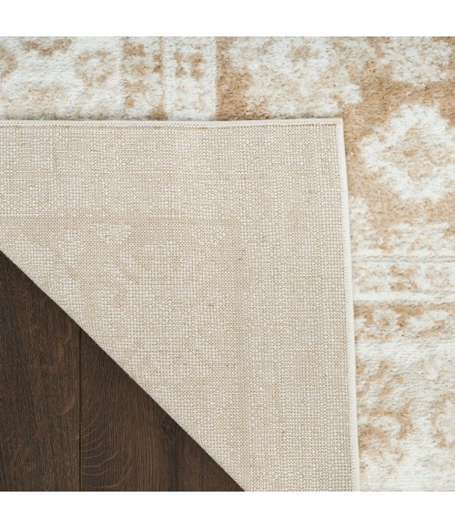 Nourison Dekor Cream Beige DEK02 5 ft. 3 in. X 7 ft. Rect. Rug