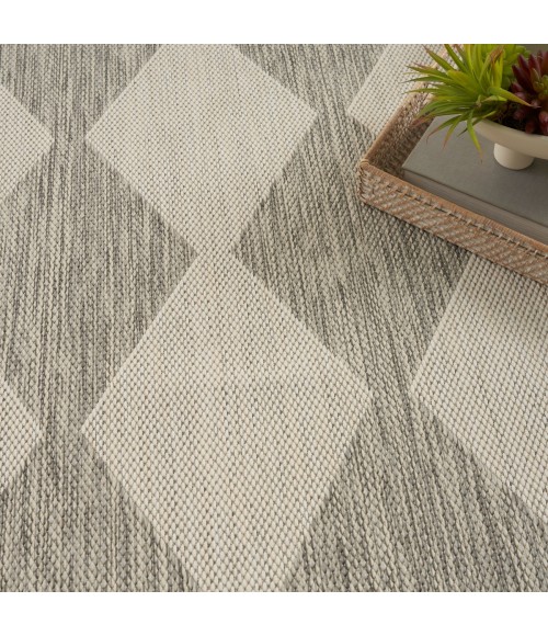 Nourison Positano Light Grey POS04 8 ft. X 10 ft. Rect. Rug