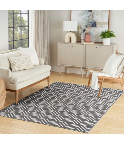 Nourison Casual Grey CSU03 5 ft. 3 in. X 7 ft. Rect. Rug