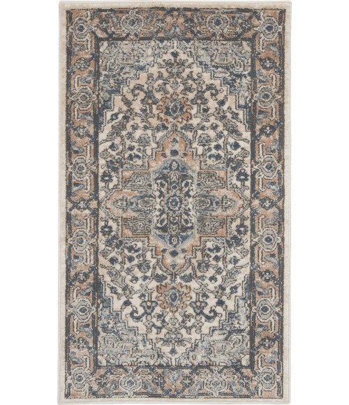 Nourison Concerto Ivory Grey CNC05 2 ft. 2 in. X 3 ft. 9 in. Rect. Rug