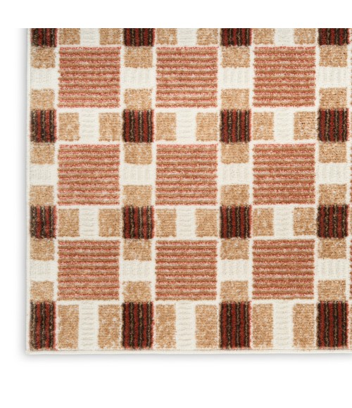Nourison Nordic Rust NRC14 4 ft. X 6 ft. Rect. Rug