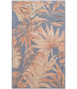 Nourison Aloha Blue Rose ALH43 2 ft. 8 in. X 4 ft. Rect. Rug