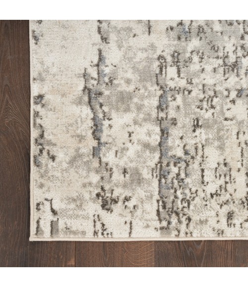 Nourison Concerto Ivory Blue Grey CNC01 6 ft. X 9 ft. Rect. Rug