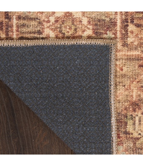 Nourison Vintage Washables Gold VWS14 5 ft. 3 in. X 7 ft. 3 in. Rect. Rug