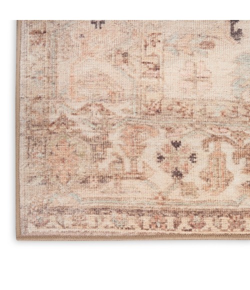 Nourison Vintage Washables Beige VWS17 2 ft. 2 in. X 8 ft. Rect. Rug