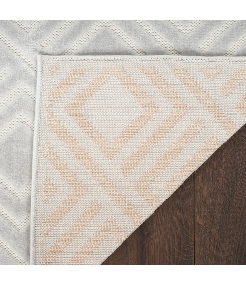 Nourison Casual Light Grey CSU03 3 ft. 11 in. X 5 ft. 11 in. Rect. Rug