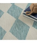Nourison Positano Aqua POS04 10 ft. X 14 ft. Rect. Rug
