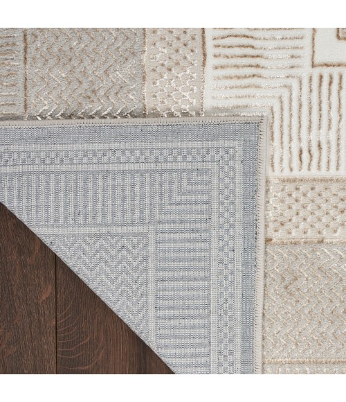 Nourison Glam Ivory GLM07 7 ft. 10 in. X 9 ft. 10 in. Rect. Rug