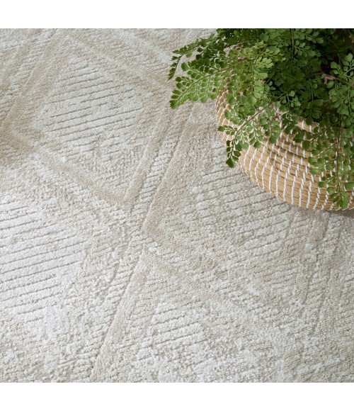 Nourison Dekor Beige DEK05 5 ft. 3 in. X 7 ft. Rect. Rug
