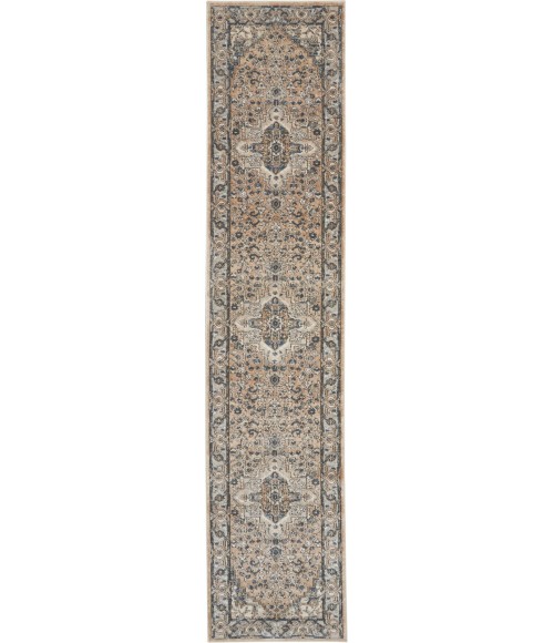 Nourison Concerto Beige Grey CNC05 2 ft. 2 in. X 20 ft. Rect. Rug