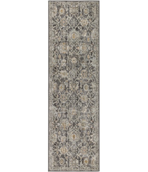 Nourison Oushak Home Charcoal OUS01 2 ft. X 6 ft. Rect. Rug